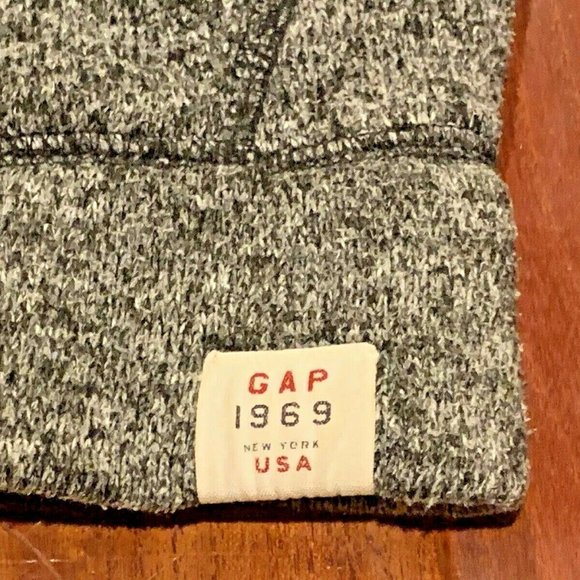 Gap kids 1969 Marled multi-grey hooded jacket boys size xs 4/5 zip hoodie - Picture 2 of 4